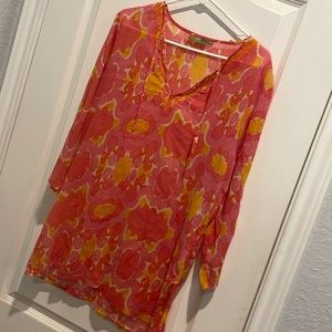ROCK FLOWER PAPER TUNIC TOP